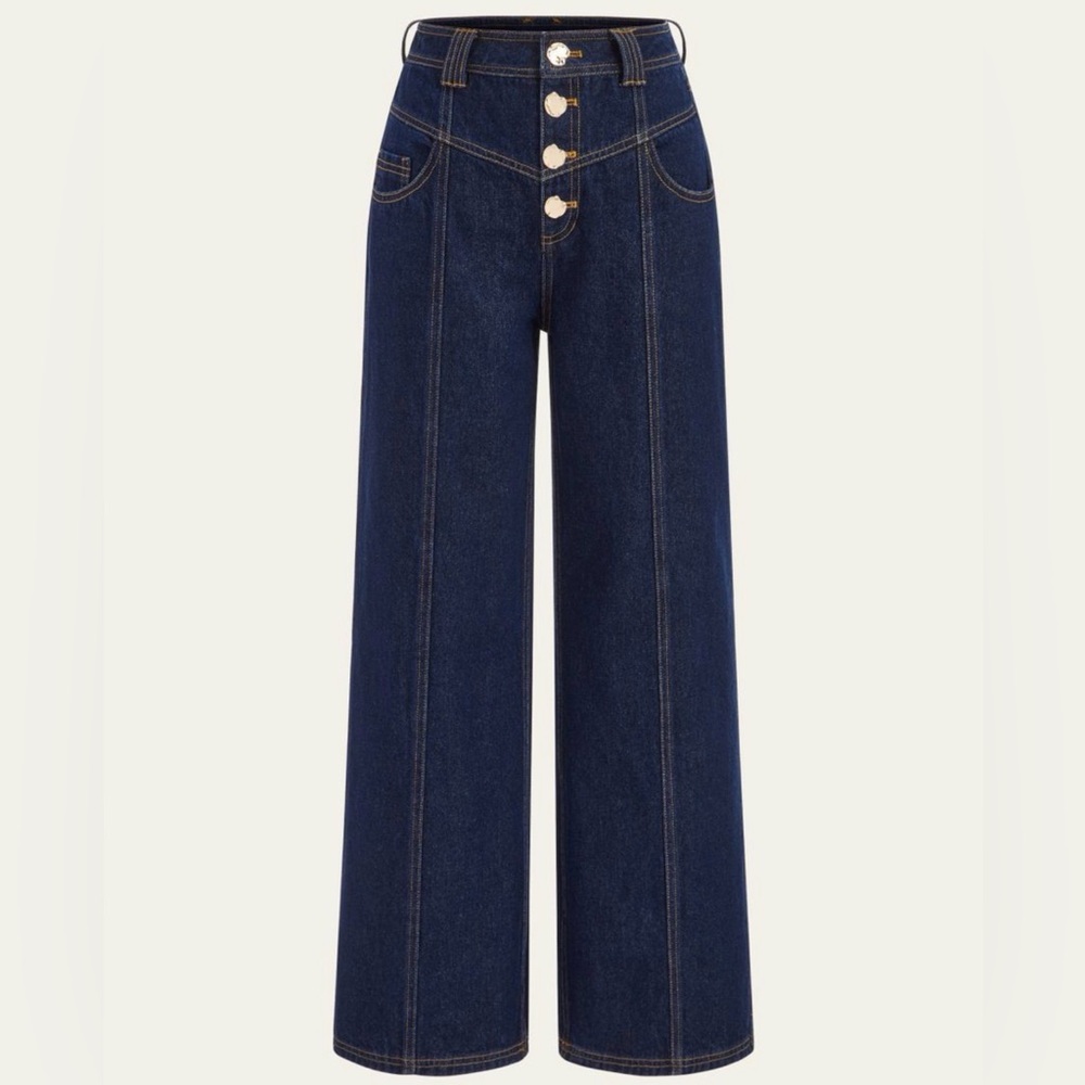 Commense Dark Blue Flare Jeans